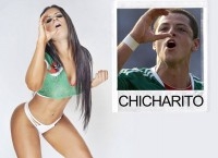 FOTOS: Sexy modelo paraguaya imitó festejos de estrellas mundialistas