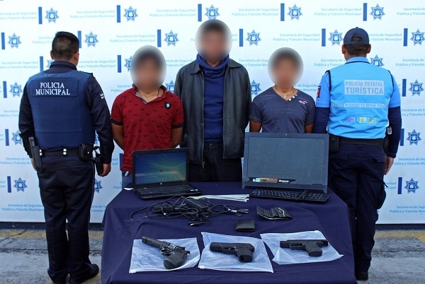 Cayó banda de asaltantes en el centro de Puebla