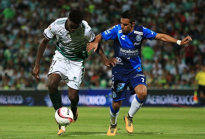 Club Puebla sacó empate 0-0 ante Santos