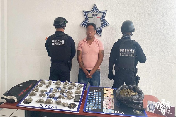 Policía Estatal capturó a presunto sicario de “El Grillo” y “La Patrona” en Puebla