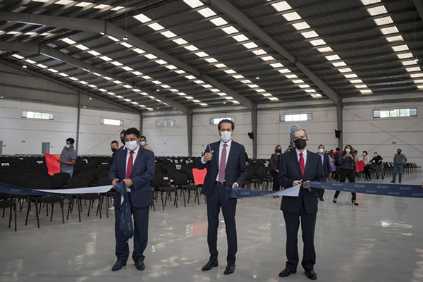 Rector de la BUAP entrega auditorio en el campus de Izúcar de Matamoros