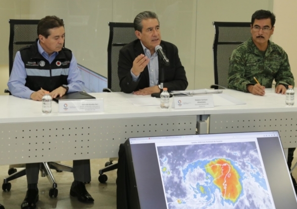 Puebla, listo para atender contingencia por “Franklin”: SGG