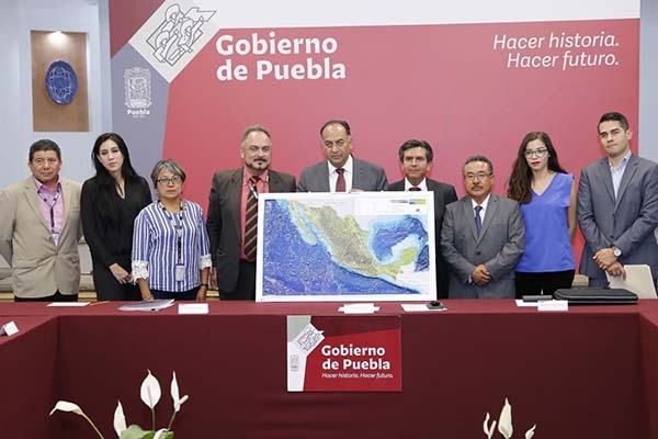 El INEGI entrega a Puebla cartografía del estado; censo, del 2 al 30 de marzo de 2020