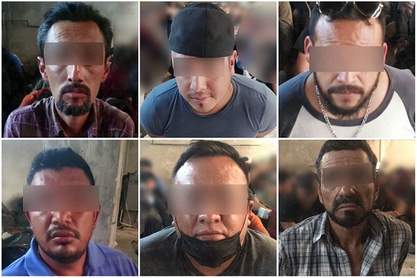 SSP rescata a 186 migrantes y atrapan a seis “polleros” en Puebla