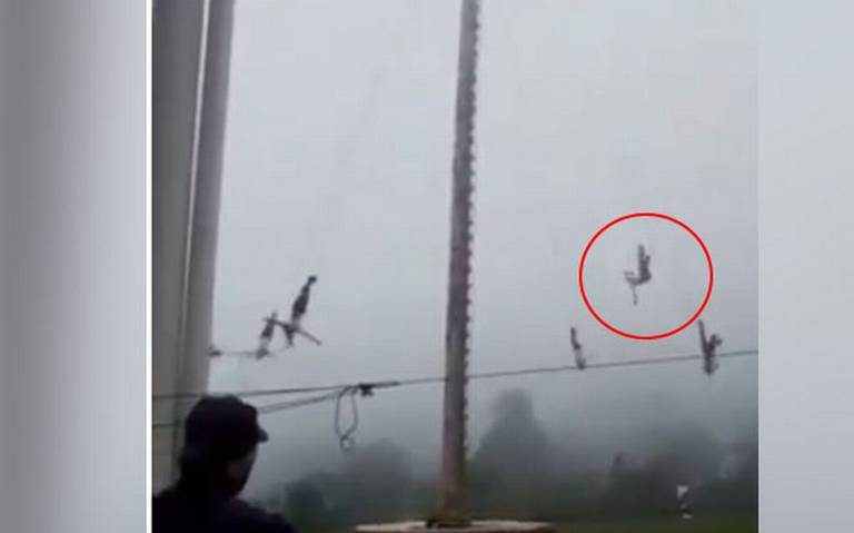 Volador de Pahuatlán cae durante ritual; está grave