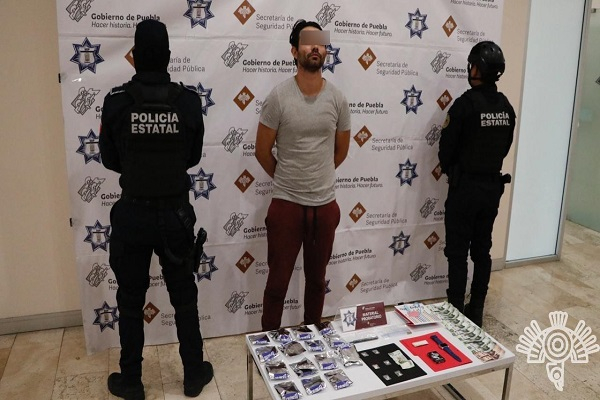 SSP Puebla detiene a cómplice del “Pelón”, vendedor de drogas por redes sociales