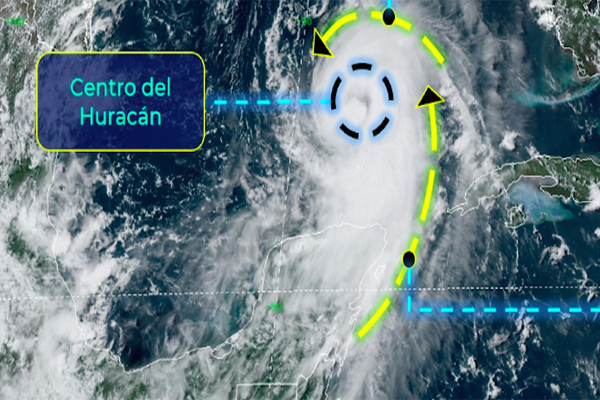 Huracán “Laura” se acerca a México; causará fuertes lluvias en Puebla