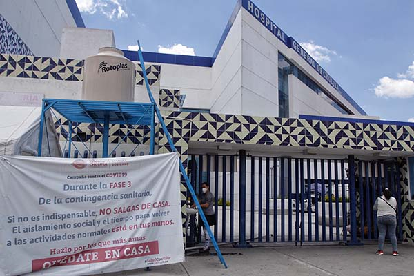 Al 60% la ocupación de hospitales COVID en zona conurbada de Puebla