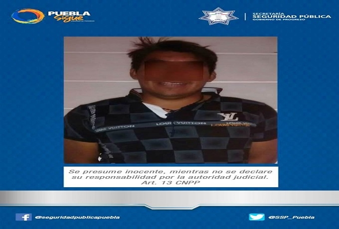 Cayó sujeto que realizaba detonaciones con arma de fuego en Tzinacapan