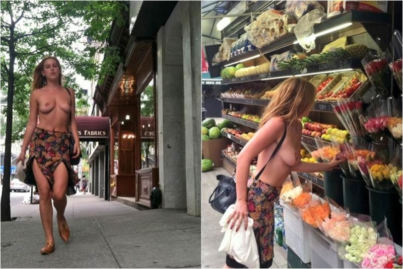 Hija de Bruce Willis y Demi Moore protesta en topless contra Instagram