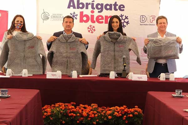 Ayuntamiento de San Pedro Cholula arranca el programa “Abrígate Bien”