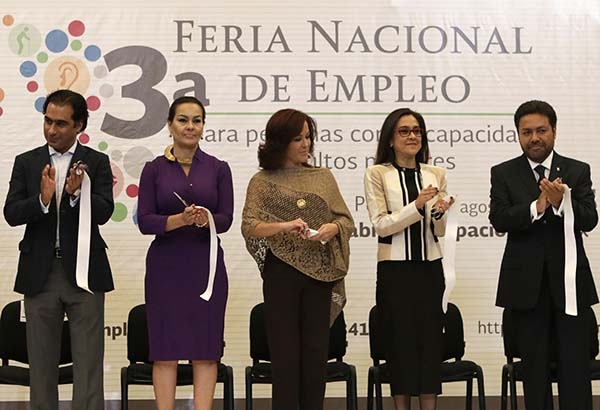 500 plazas ofrece la Tercera Feria Nacional del Empleo para Personas con Discapacidad
