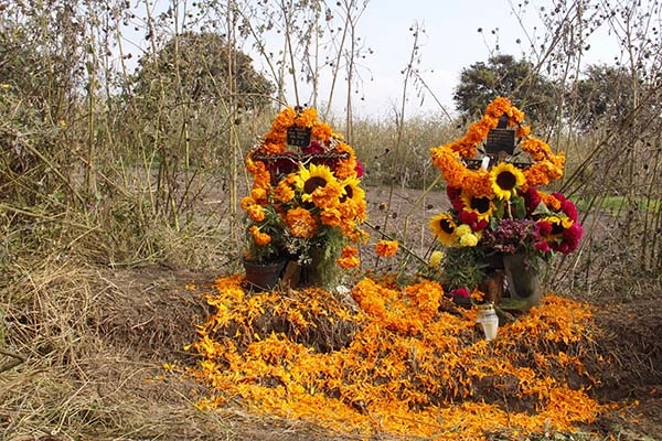 Colocan ofrendas en el sitio donde murieron MEAH, RMV y los pilotos Coppel y Tavera