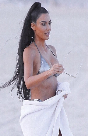 Kim Kardashian encendió Instagram con sexy post