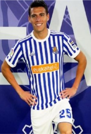 Héctor Moreno debutaría con la Real Sociedad ante Real Madrid