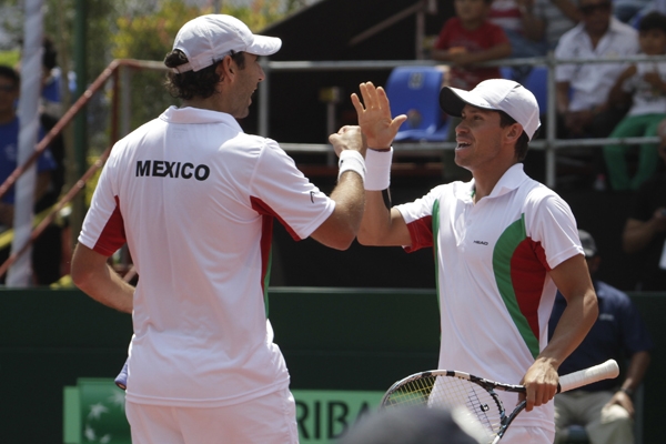 México derrota a Perú en dobles en la semifinal de Copa Davis