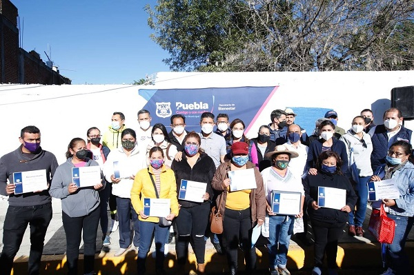 Eduardo Rivera encabeza jornada integral en San Jerónimo Caleras