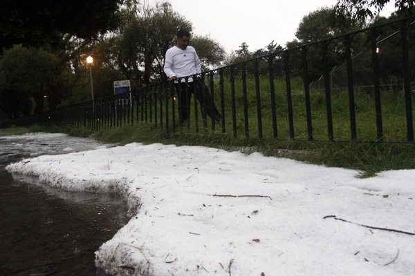 Prevén más granizadas en Puebla por la onda tropical número 11