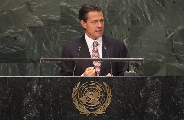 EPN asume en ONU “política de Estado” contra cambio climático