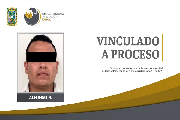 Feminicida de joven ucraniana en Huejotzingo es vinculado a proceso