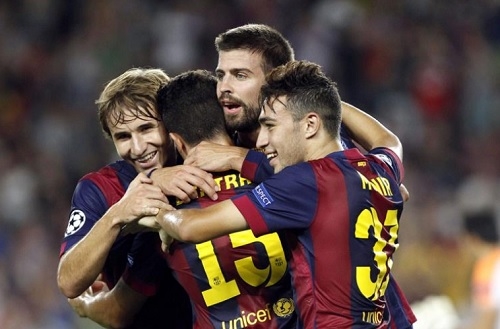 Barcelona debutó en la Champions League con victoria 1-0 ante Apoel