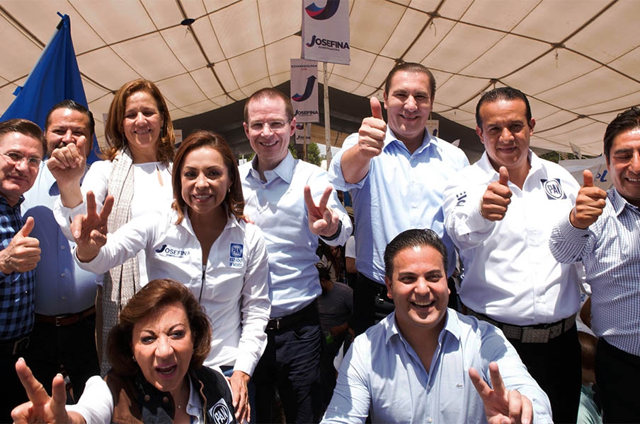 Moreno Valle, Zavala y Anaya, juntos para apoyar a Josefina en Edomex