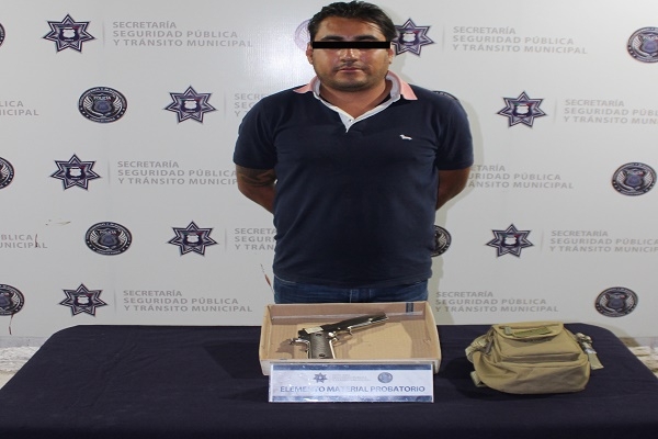 Sujeto fue capturado en Reserva Atlixcáyotl con instrumento prohibido