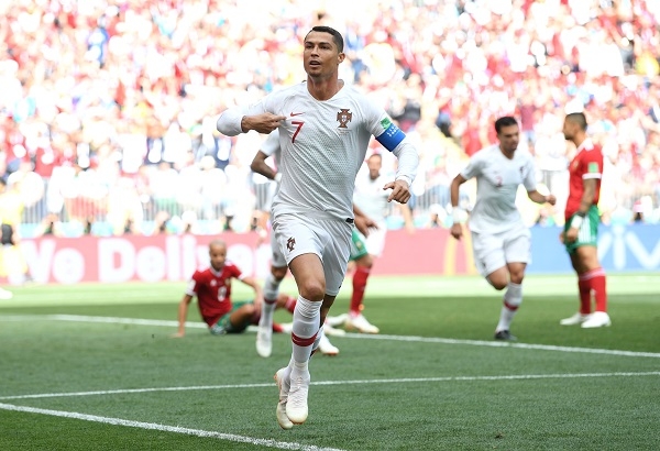 Cristiano Ronaldo y Portugal derrotaron 1-0 a Marruecos