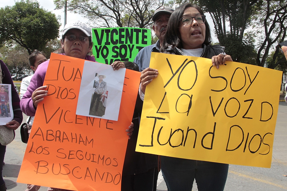 Madres de tres desaparecidos en el “Triángulo rojo” protestan este 10 de mayo