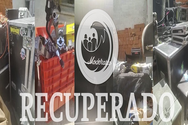 Equipo de Moderatto fue hallado en Tepatlaxco; van contra los ladrones