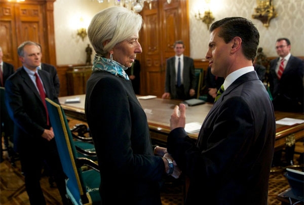 Lagarde “impresionada” con reformas económicas de Peña Nieto