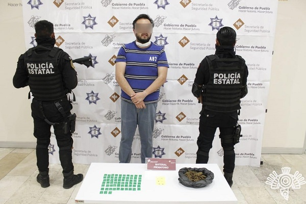 Capturan a “El Cazuelas” en Chignahuapan, capo huachiolero y narcomenudista