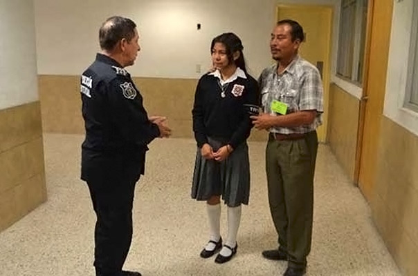 Rescatan en SLP a menor extraviada en Tehuacán, Puebla