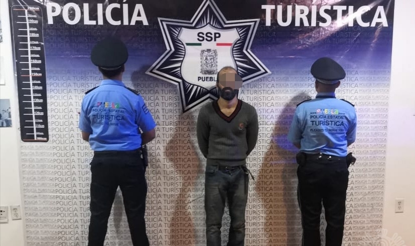 Cayó asaltante de negocio en el centro de Puebla