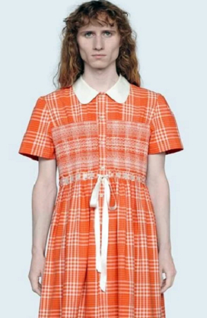 Gucci lanza vestido para hombre con un costo de 47 mil pesos