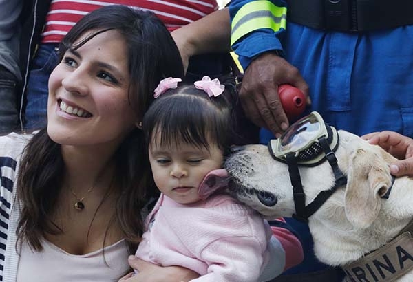 “Frida” estuvo en Puebla; todavía participará dos años más en labores de rescate