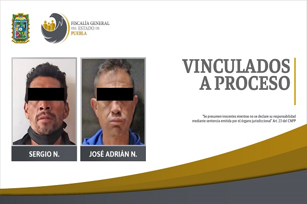 Fiscalía de Puebla vincula a proceso a pareja de asaltantes