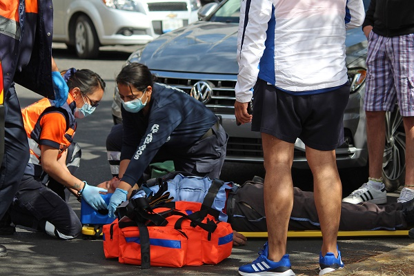 Atropellan a guardia de seguridad privada en El Mirador