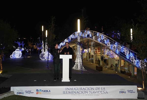 FOTOS: Así quedó la iluminación navideña en Puebla