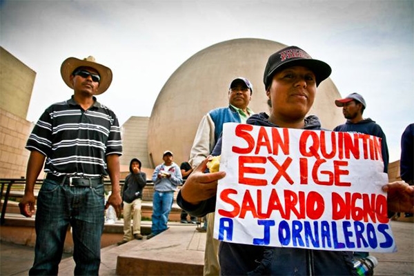 Jornaleros de San Quintín se mueren por falta de atención médica