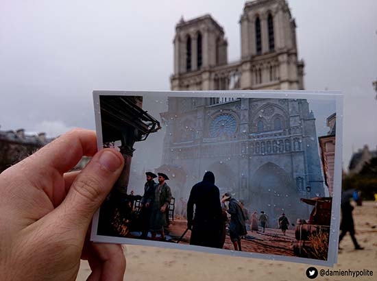 Comparativa: París real versus Assassin’s Creed Unity