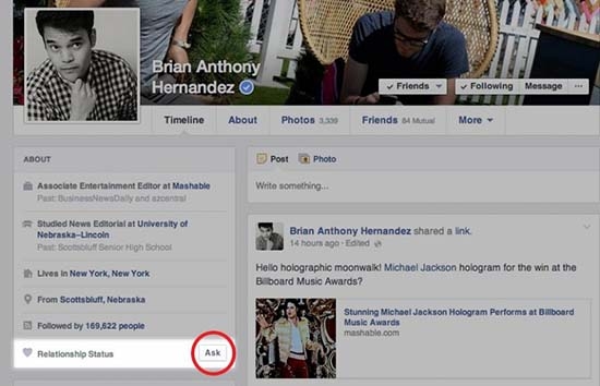Facebook agrega un botón para ‘ligar’
