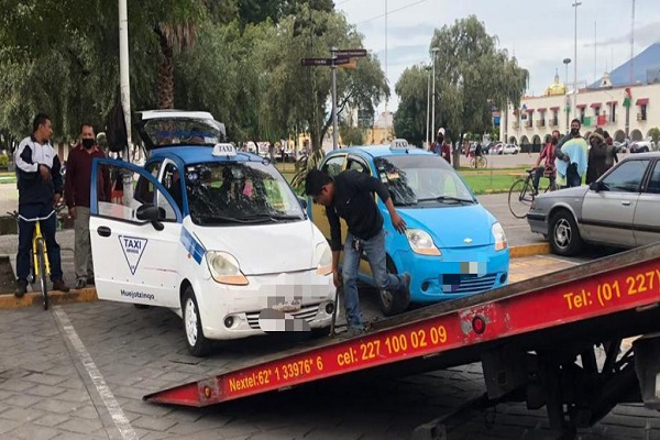 Retira Movilidad y Transporte 29 unidades pirata de circulación en Puebla