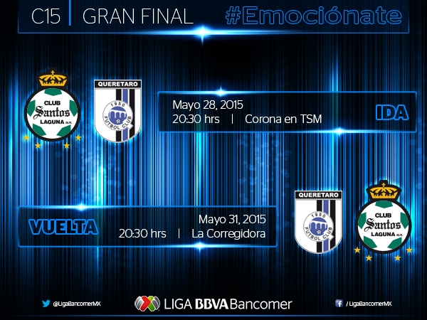Querétaro vs Santos Laguna, definen horarios para la final de la Liga MX