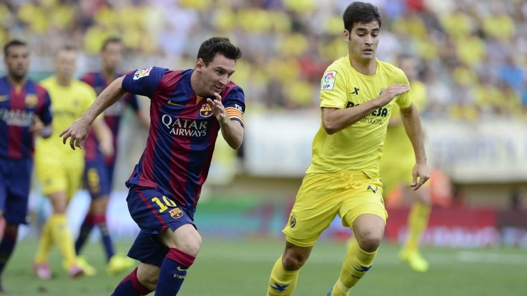 Barcelona derrotó 1-0 al Villarreal de Gio Dos Santos