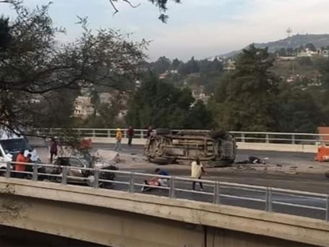 Al menos 6 muertos dejó camión sin frenos en obra de la Apizaco-Tlaxcala