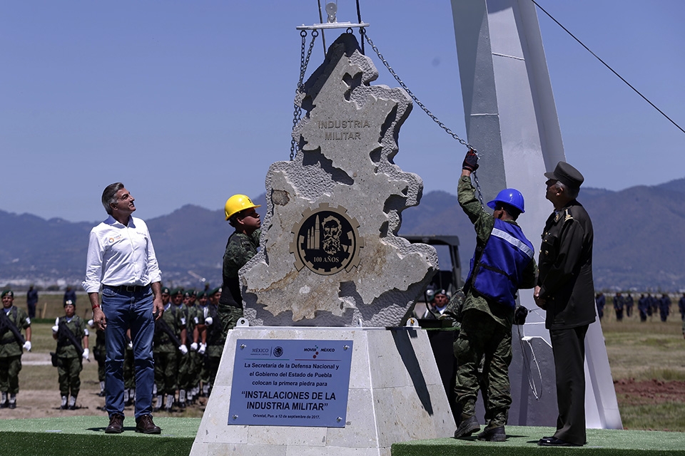 Inversión de 9 mil mdp para Industria Militar en Puebla