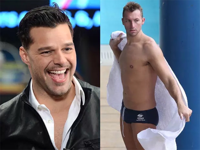 Ricky Martin estrena romance con el nadador australiano Ian Thorpe