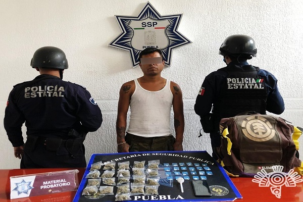 Narcomenudista repartía drogas a domicilio, es detenido en el barrio de La Luz
