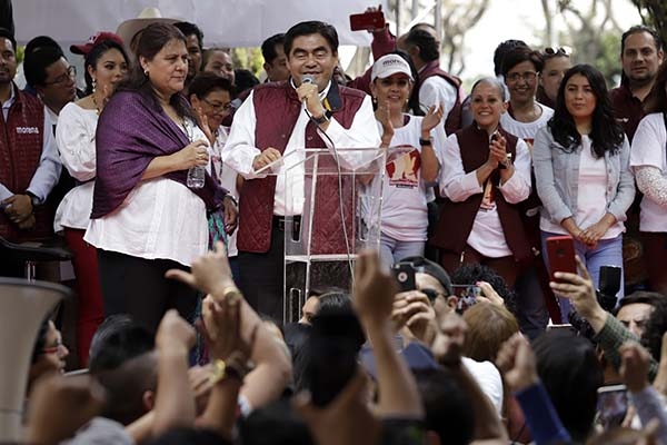 Barbosa en su arranque de precampaña: “Morena gobernará Puebla; nos cansamos, ganso”